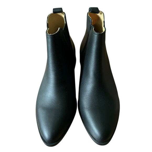 NWOB Nisolo Chelsea Booties Black Leather Size 7.5 - Picture 1 of 5